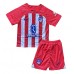 Cheap Atletico Madrid Home Football Kit Children 2023-24 Short Sleeve (+ pants)